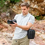 Camera backpack for women
